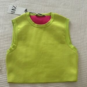 Zara cropped tank